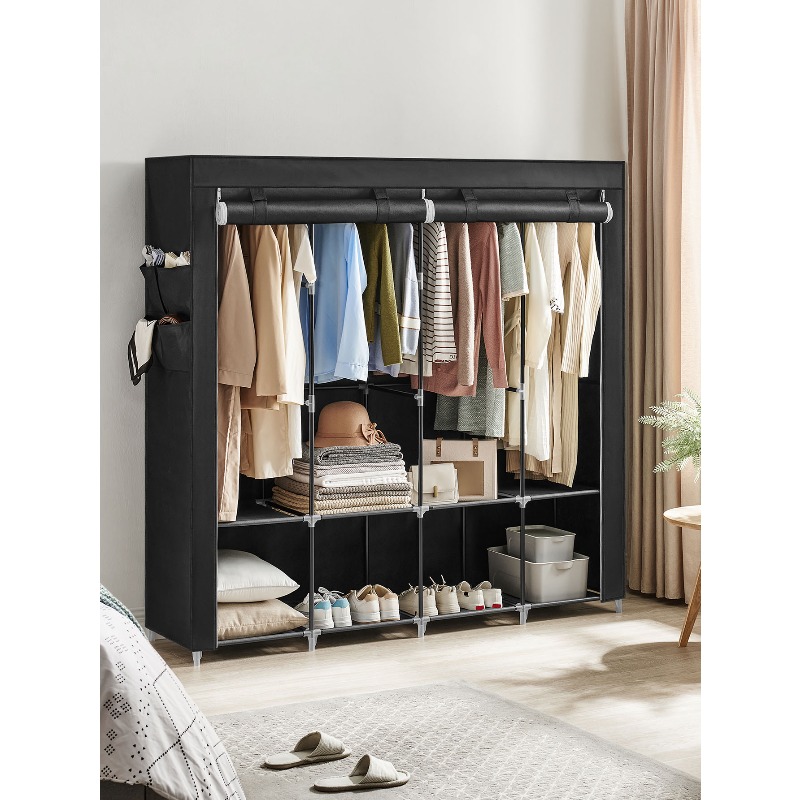 Wardrobe Closet Portable Fabric Cover - Portable Closet, Wardrobe Closet Organizer With