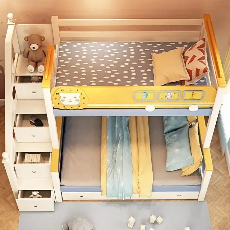 Furniture Wood Loft Kids room  - Bunk Bed With Stairs And Slide recension och pris