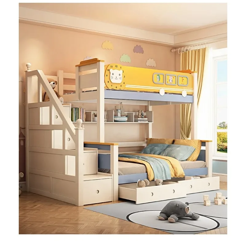 Furniture Wood Loft Kids room  - Bunk Bed With Stairs And Slide recension och pris