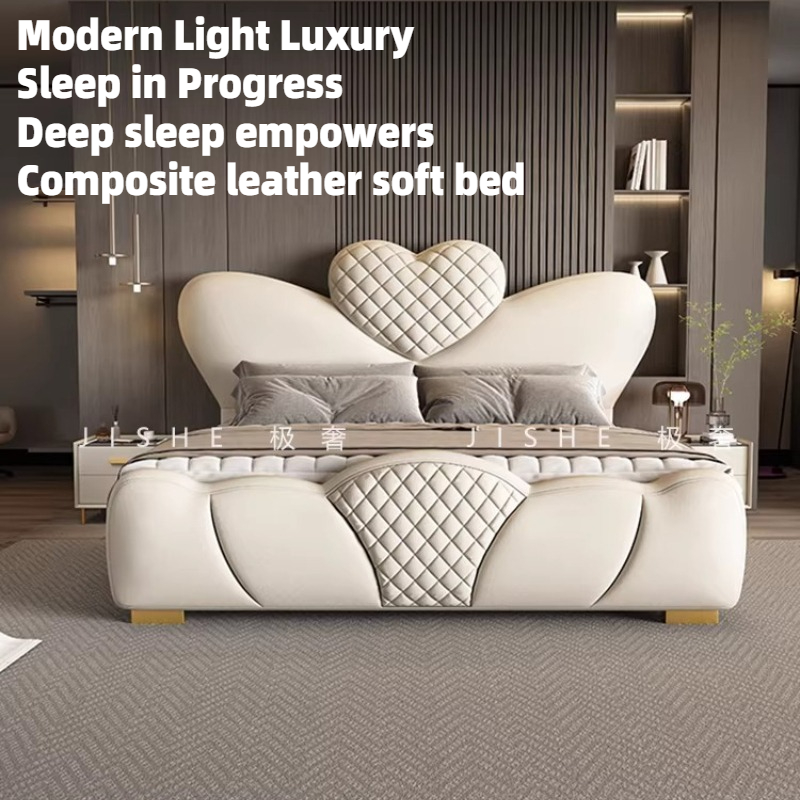 200x220cm Double Bed Queen Siz - King Size Bed Frame With Storage Drawers recension och pris