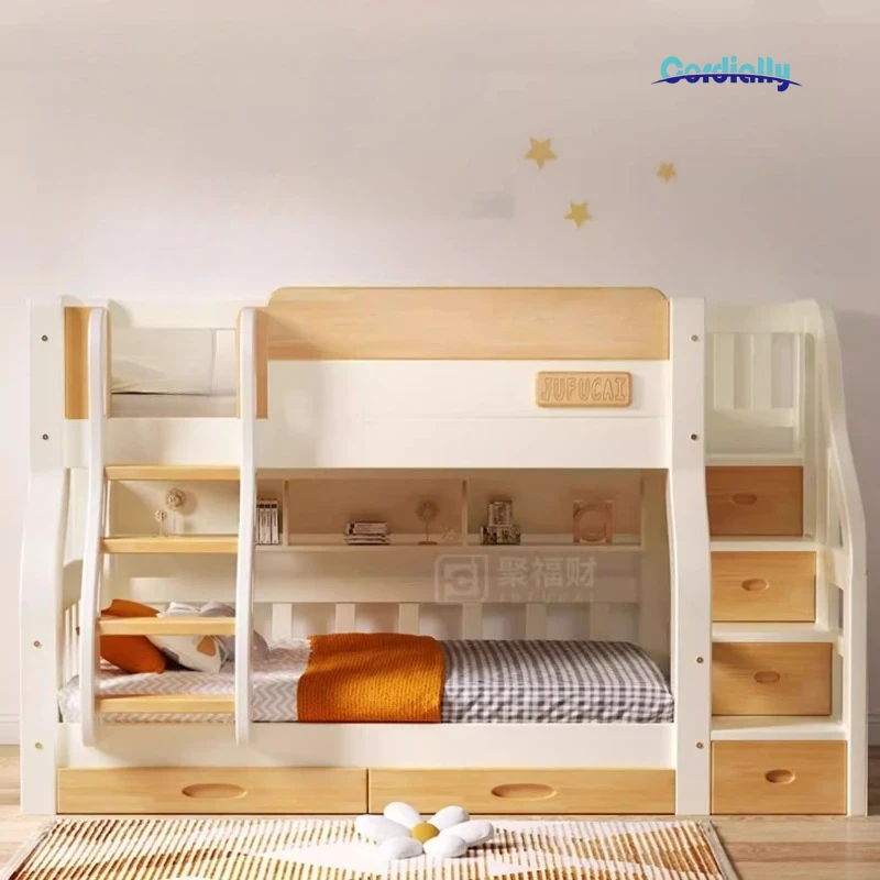 Loft Double Bed With Stairs Fr - King Size Bed Frame With Storage Drawers recension och pris