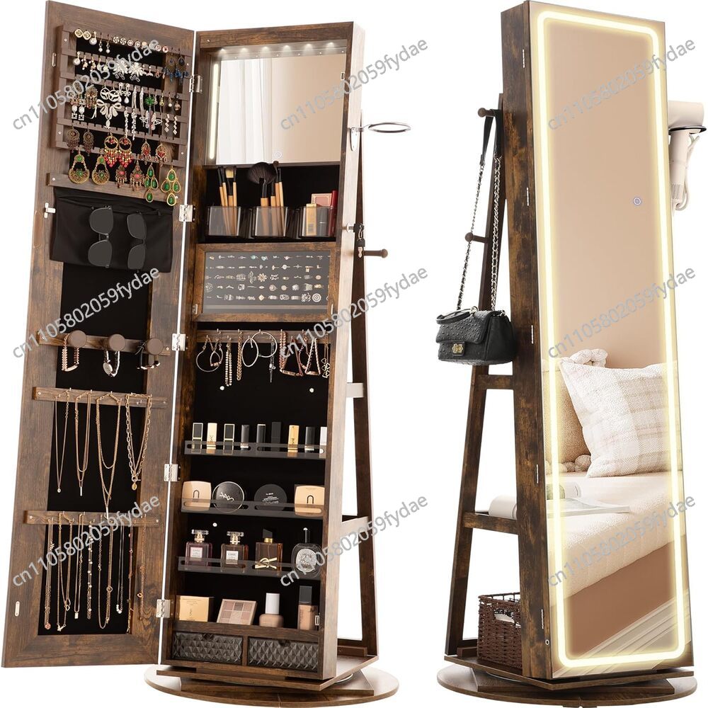 Mirror Jewelry Cabinet Standin - Full Length Mirror Jewelry Armoire recension och pris