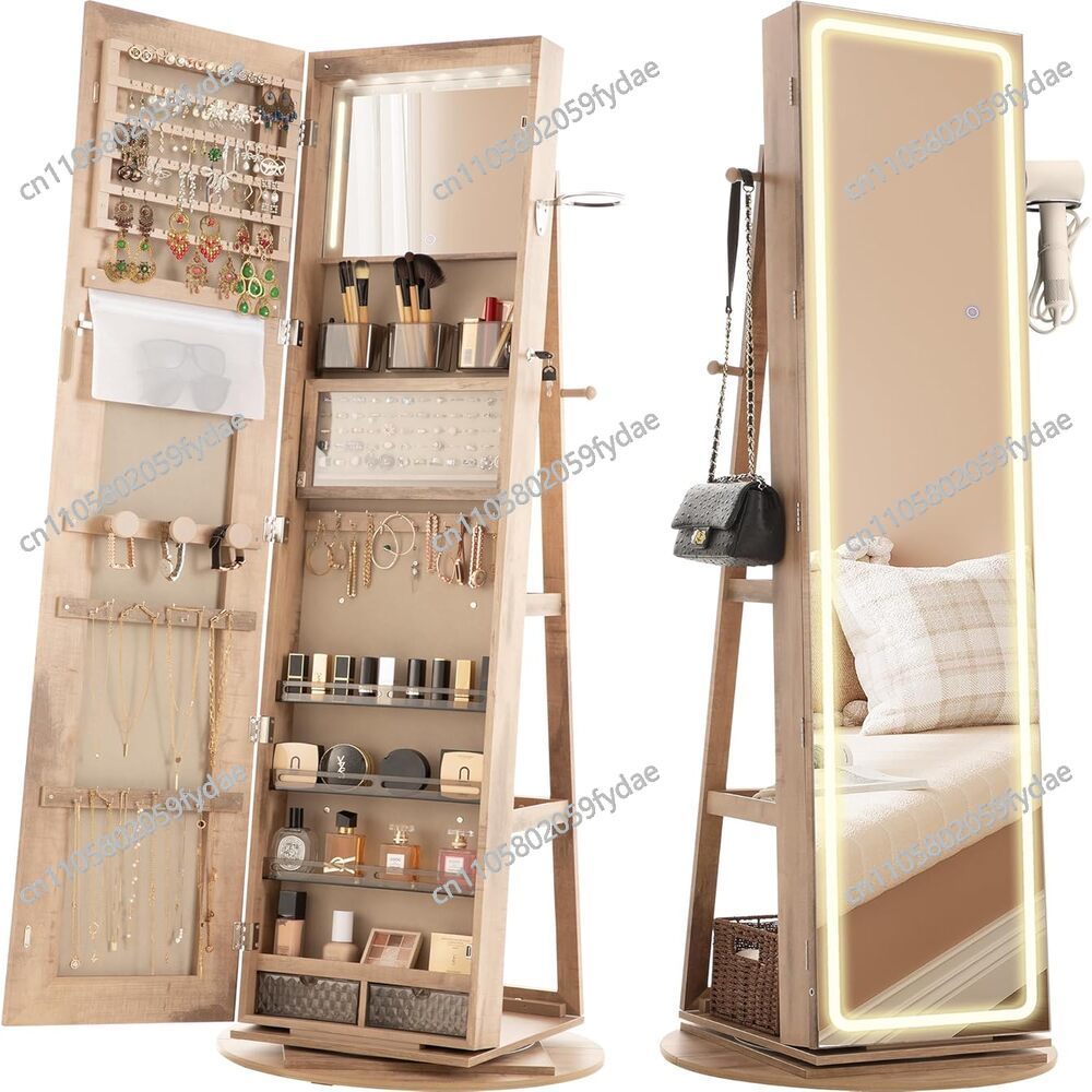 Mirror Jewelry Cabinet Standin - Full Length Mirror Jewelry Armoire recension och pris