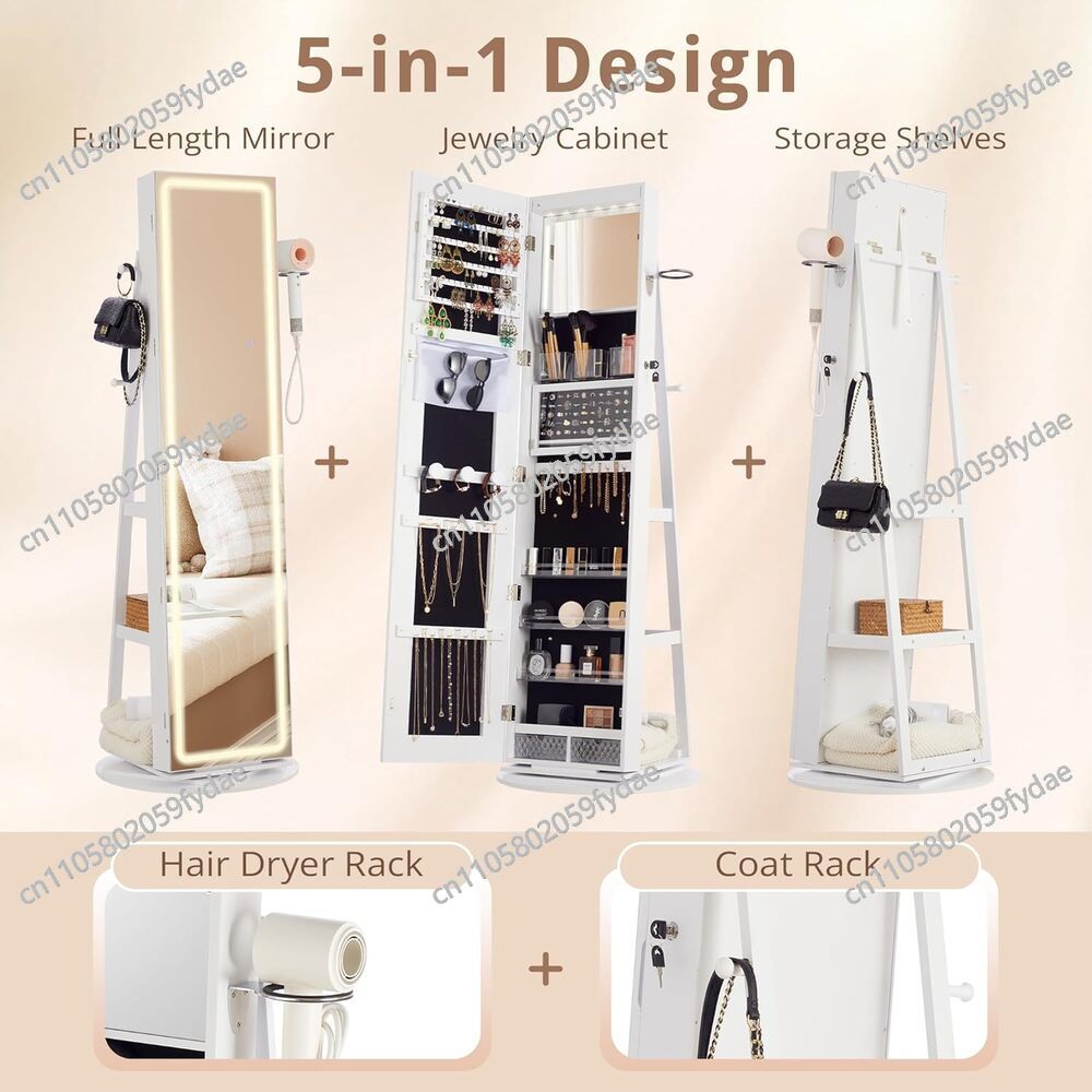 Mirror Jewelry Cabinet Standin - Full Length Mirror Jewelry Armoire recension och pris