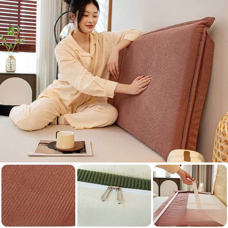 Corduroy Bed Backrest Cushion  - Headboard Cushion Backrest Tatami recension och pris