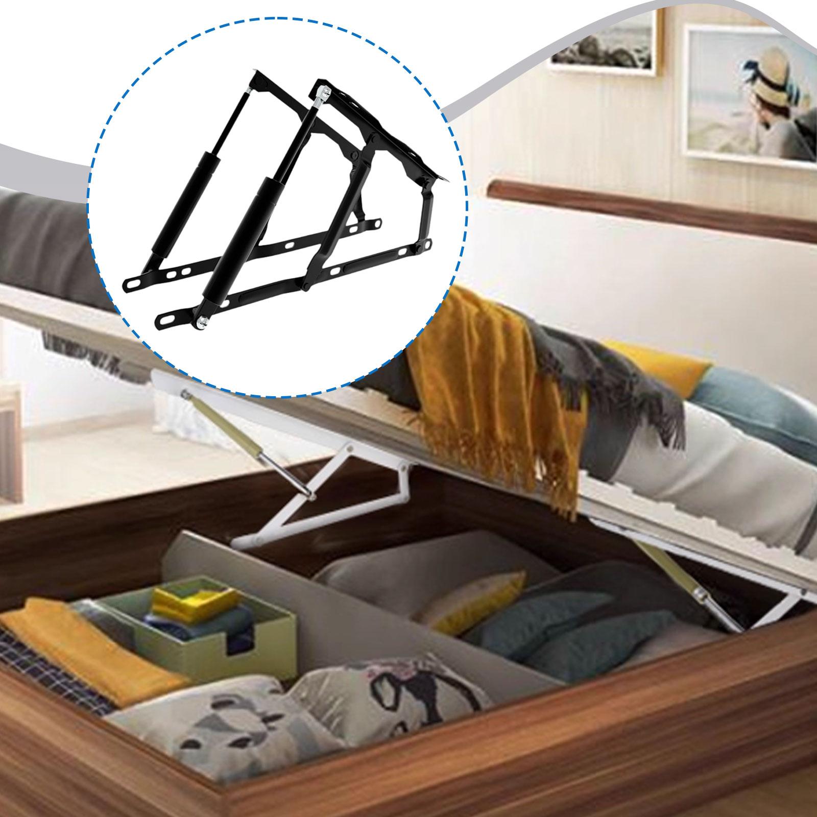2Pcs Bed Lift Mechanism Hydrau - Gas Lift Storage Bed Hydraulic recension och pris
