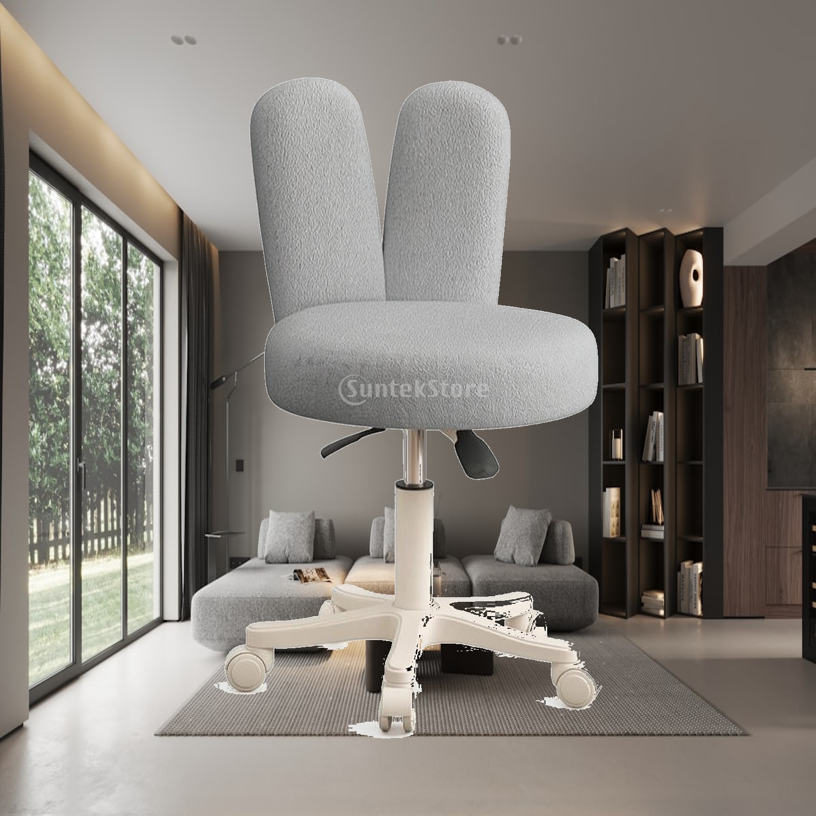 Rolling Stool with Backrest He - Chairs recension och pris