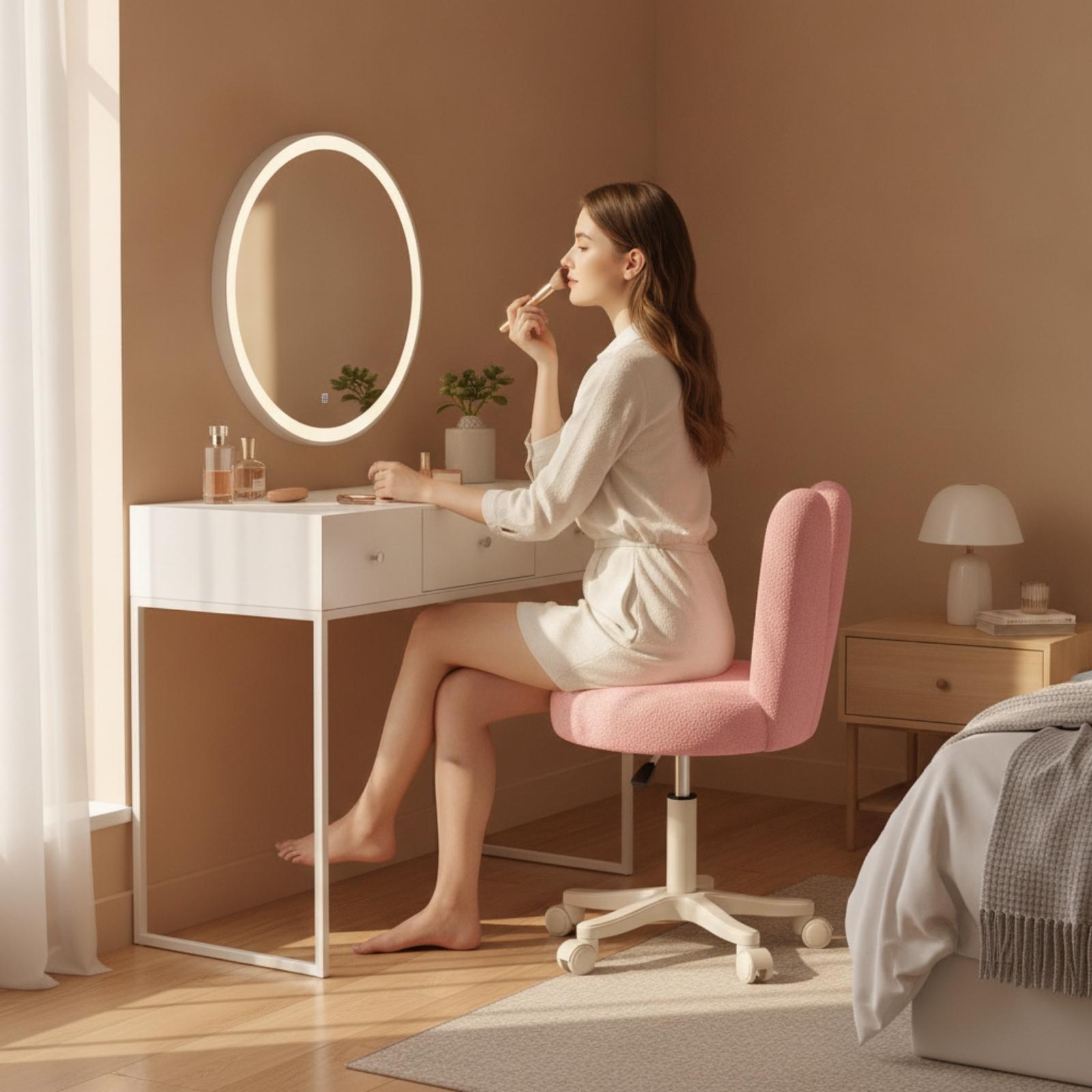 Rolling Stool with Backrest He - Chairs recension och pris