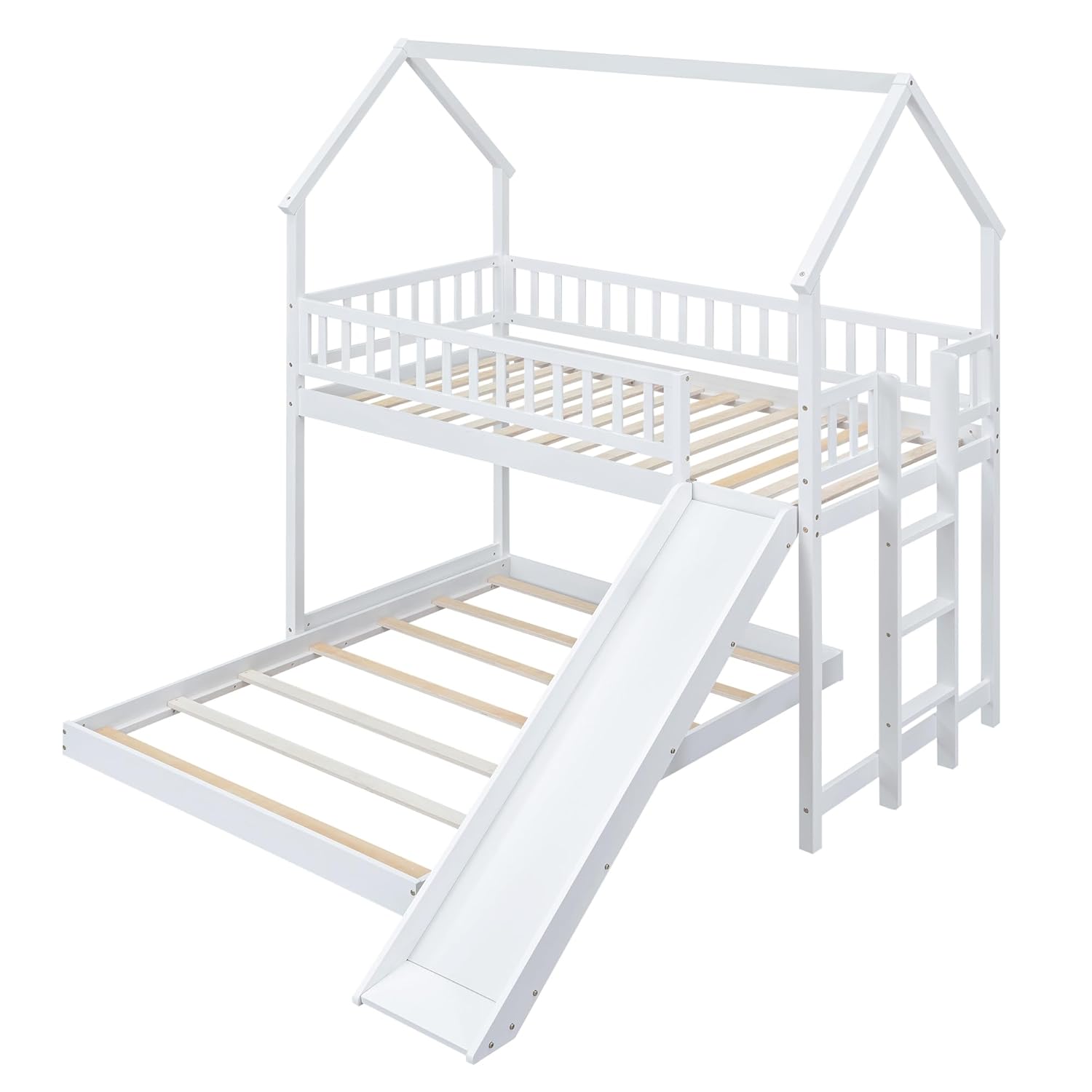 House Bunk Bed with Stairs and - Bunk Bed With Stairs And Slide recension och pris