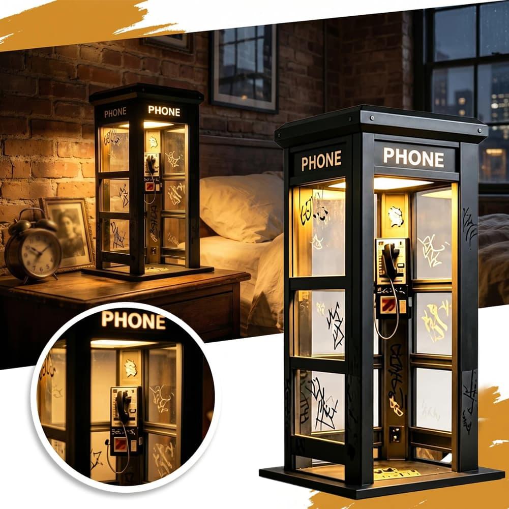 Retro Graffiti Phone Booth Tab - Bedroom Furniture recension och pris