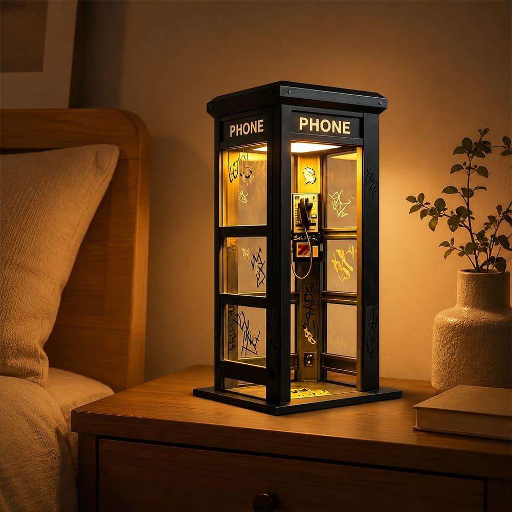 Retro Graffiti Phone Booth Tab - Bedroom Furniture recension och pris