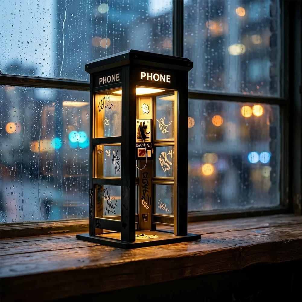 Retro Graffiti Phone Booth Tab - Bedroom Furniture recension och pris