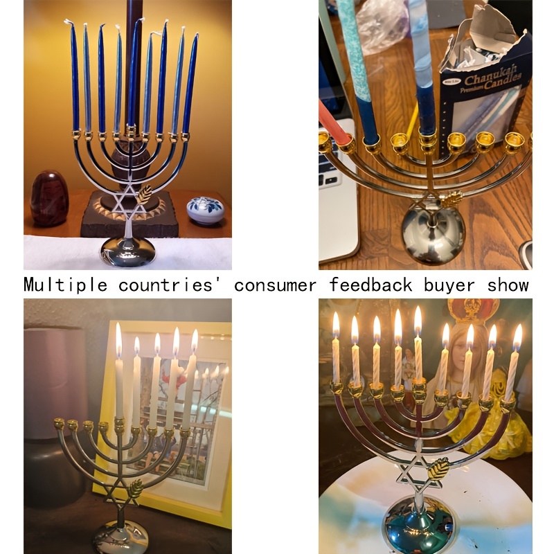 Hanukkah Menorah 9 Branch Cand - Tables recension och pris
