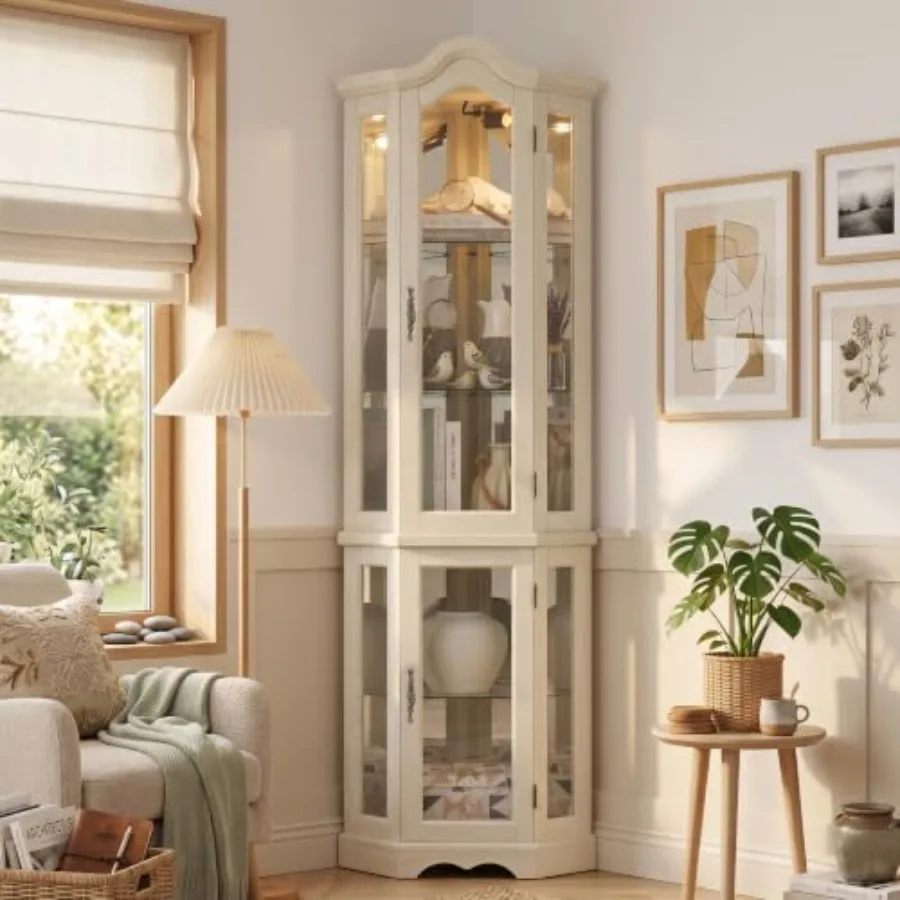 Corner curio cabinet for bar a - Storage recension och pris