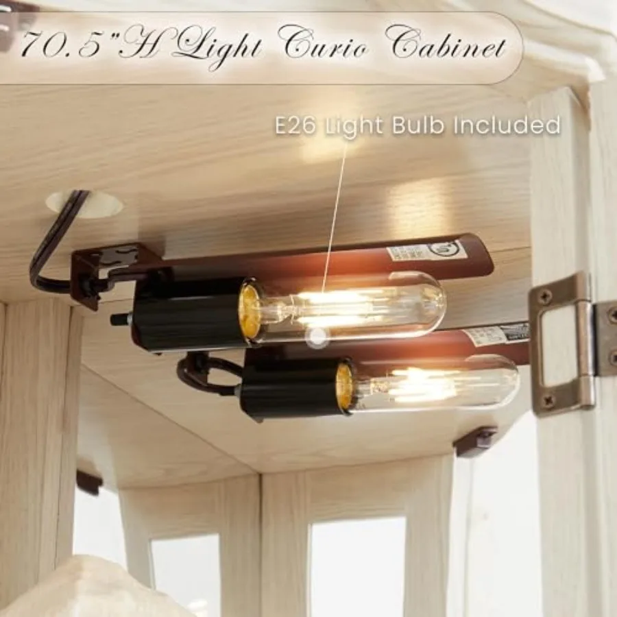 Corner curio cabinet for bar a - Storage recension och pris