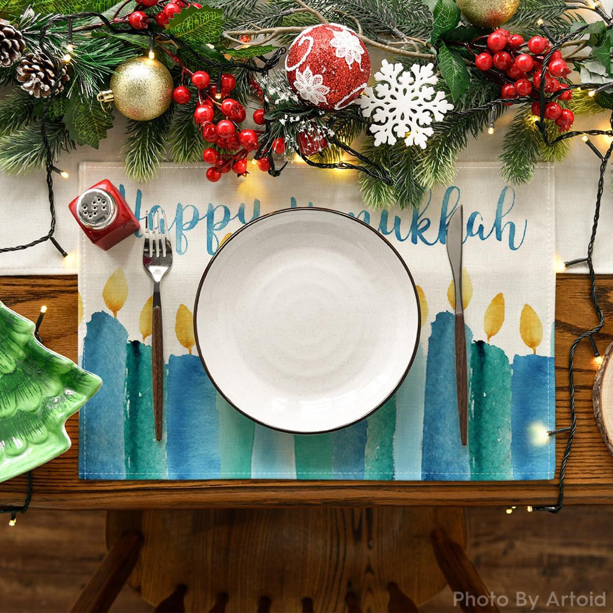 8Pcs Jewish Holiday Placemat S - Tables recension och pris