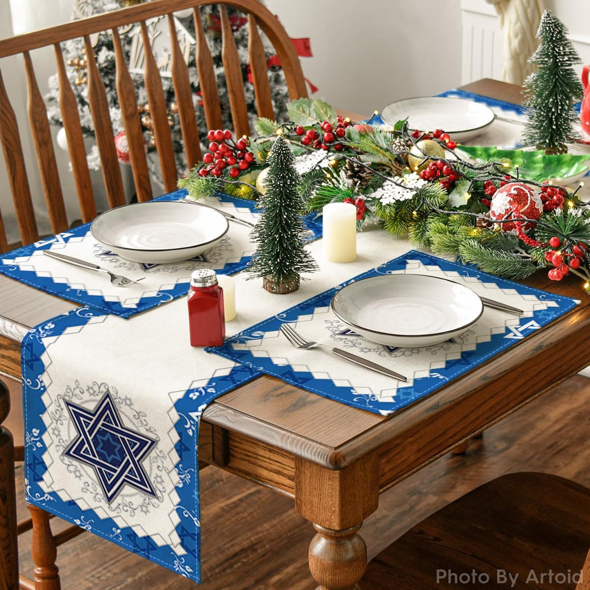 8Pcs Jewish Holiday Placemat S - Tables recension och pris