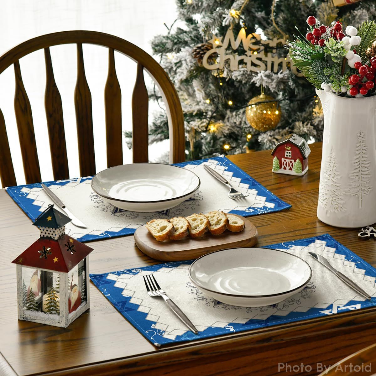 8Pcs Jewish Holiday Placemat S - Tables recension och pris