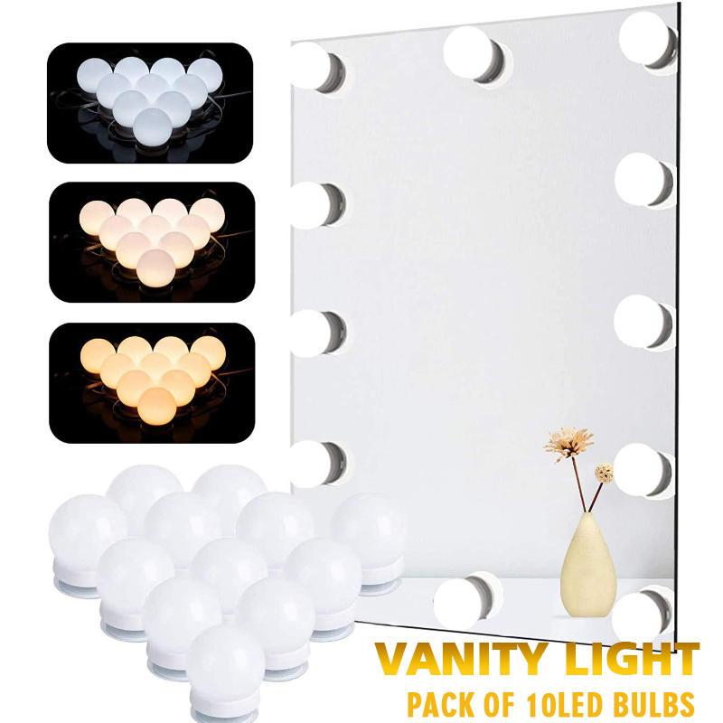 LED Makeup Mirror Light Bulbs  - Dressing Table Vanity With Lighted Mirror recension och pris