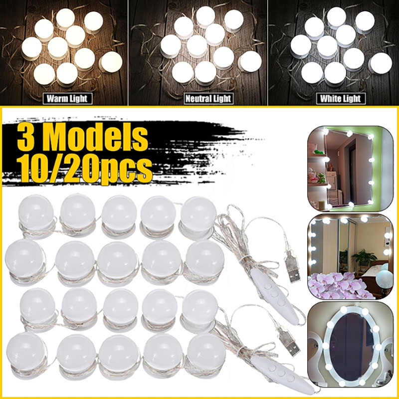 LED Makeup Mirror Light Bulbs  - Dressing Table Vanity With Lighted Mirror recension och pris