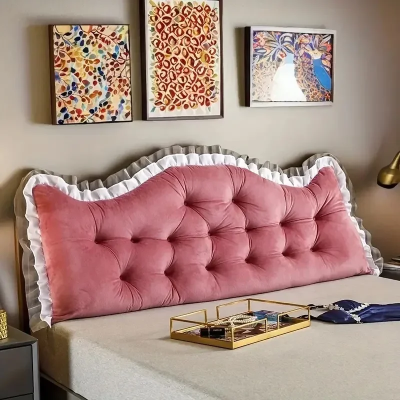 Tatami Plush Cushion Soft Lace - Headboard Cushion Backrest Tatami recension och pris