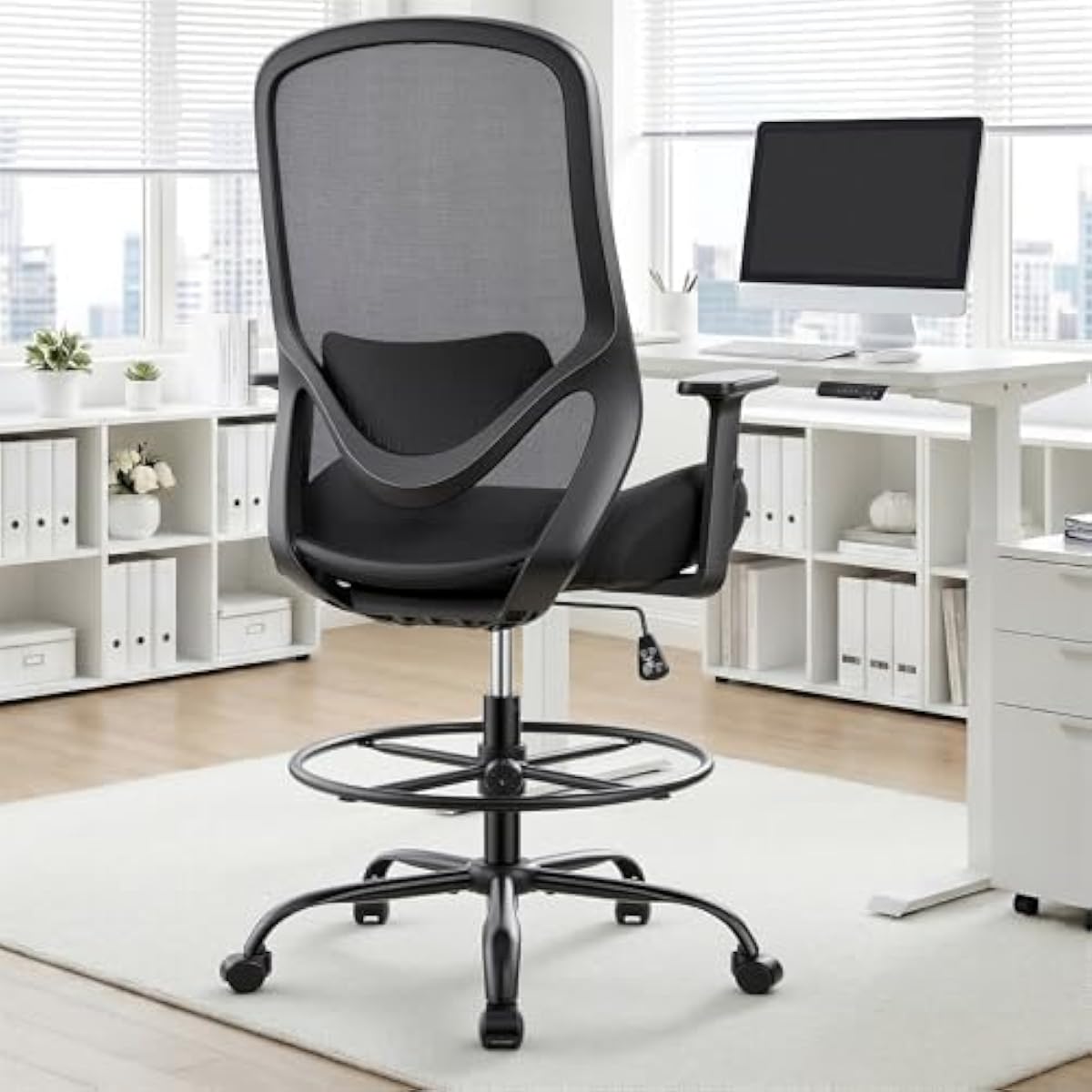 Ergonomic Tall Drafting Chair  - Chairs recension och pris