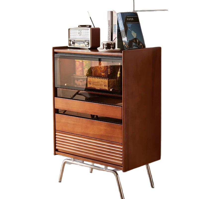 Solid wood chest Nordic, retro - Storage recension och pris