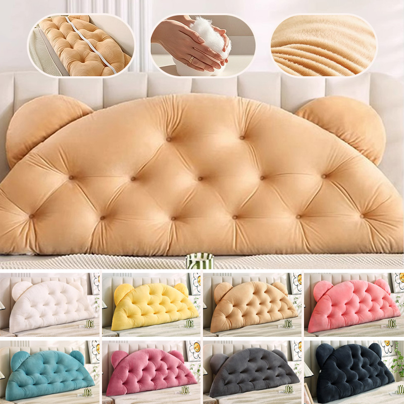 Bear Ear Headboard Backrest Cu - Headboard Cushion Backrest Tatami recension och pris