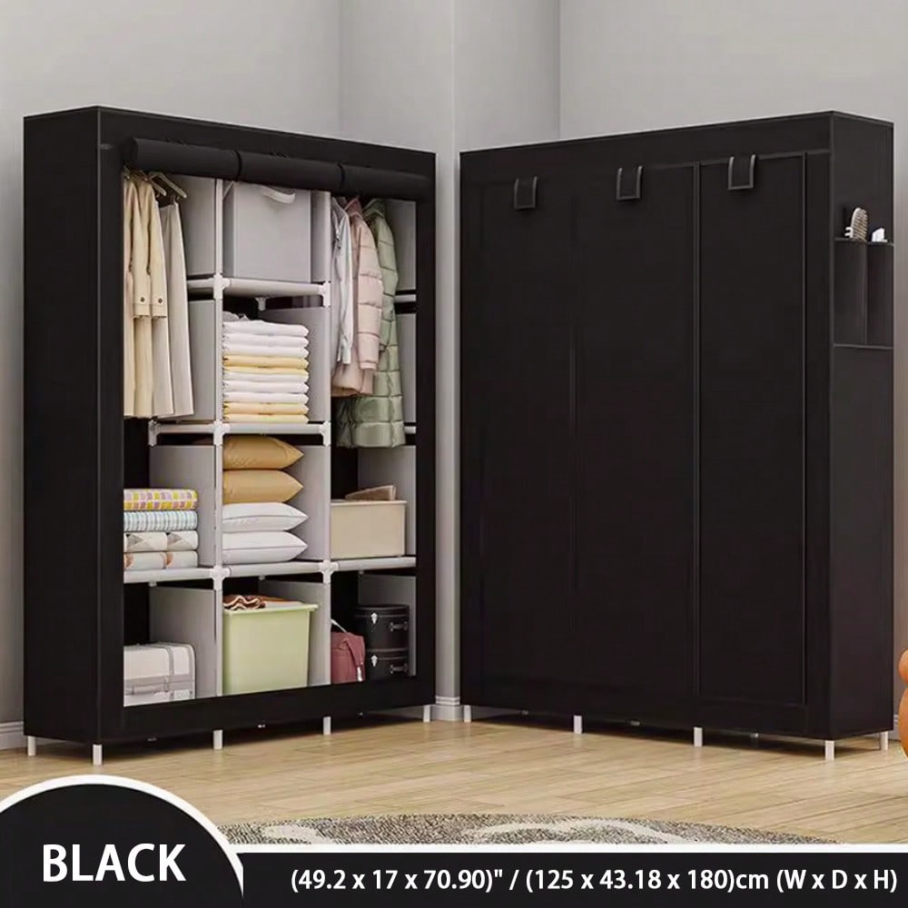 71 Inch Portable Closet Wardro - Wardrobe Closet Portable Fabric Cover recension och pris