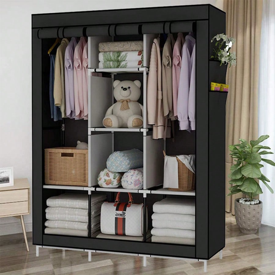 71 Inch Portable Closet Wardro - Wardrobe Closet Portable Fabric Cover recension och pris