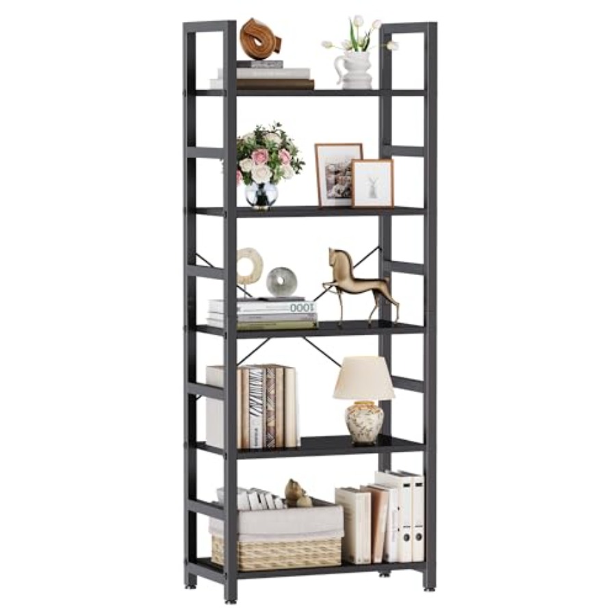 5-Tier Bookshelf, Modern Tall  - Storage recension och pris