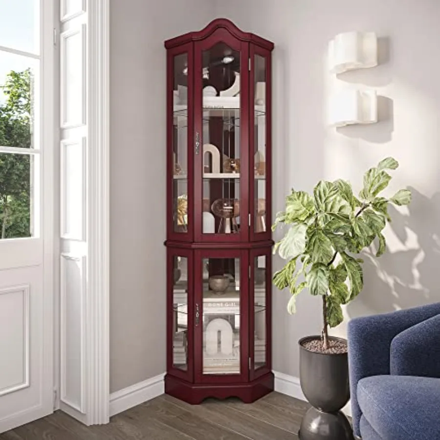 Lighted Corner Display Curved  - Storage recension och pris