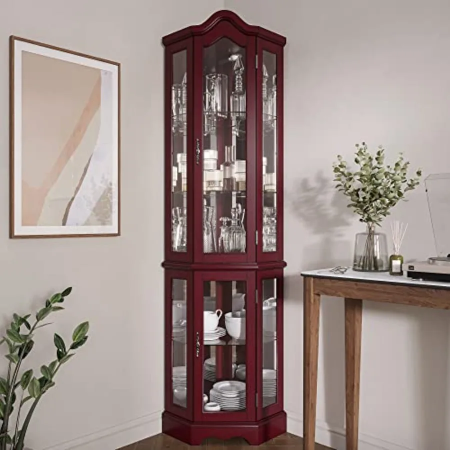Lighted Corner Display Curved  - Storage recension och pris