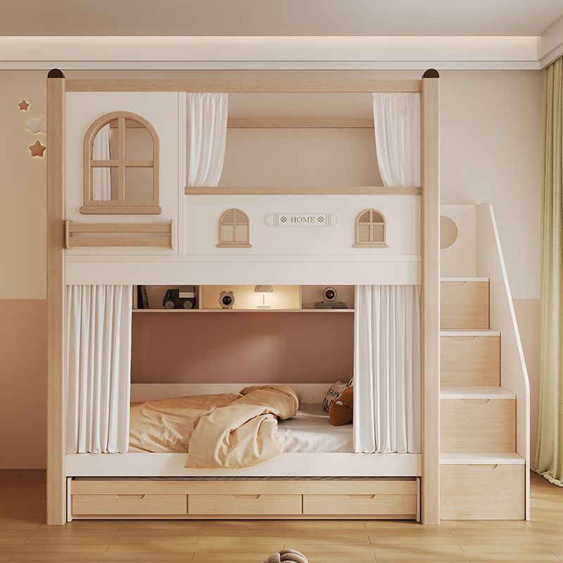 Children's Bunk Bed with Slide - Bunk Bed With Stairs And Slide recension och pris