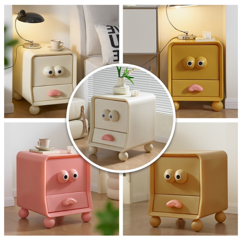 Bedside table creative cute ca - Storage recension och pris