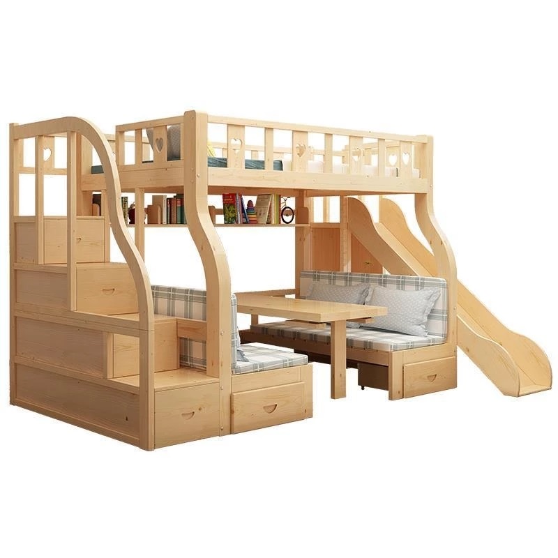 -ForMultifunction Bunk Bed Sol - Bunk Bed With Stairs And Slide recension och pris