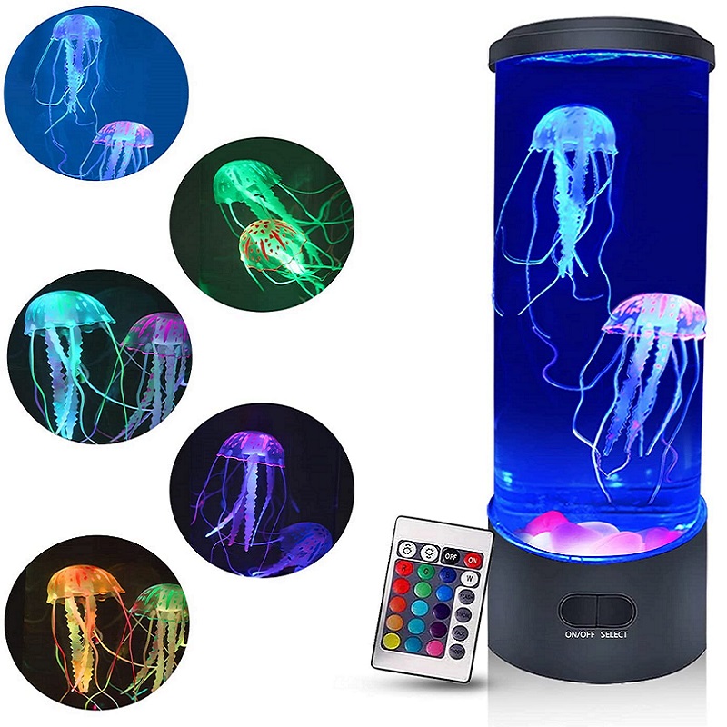 LED Fish Lamp Ambient Night Li - Floating Nightstand With Led Light recension och pris