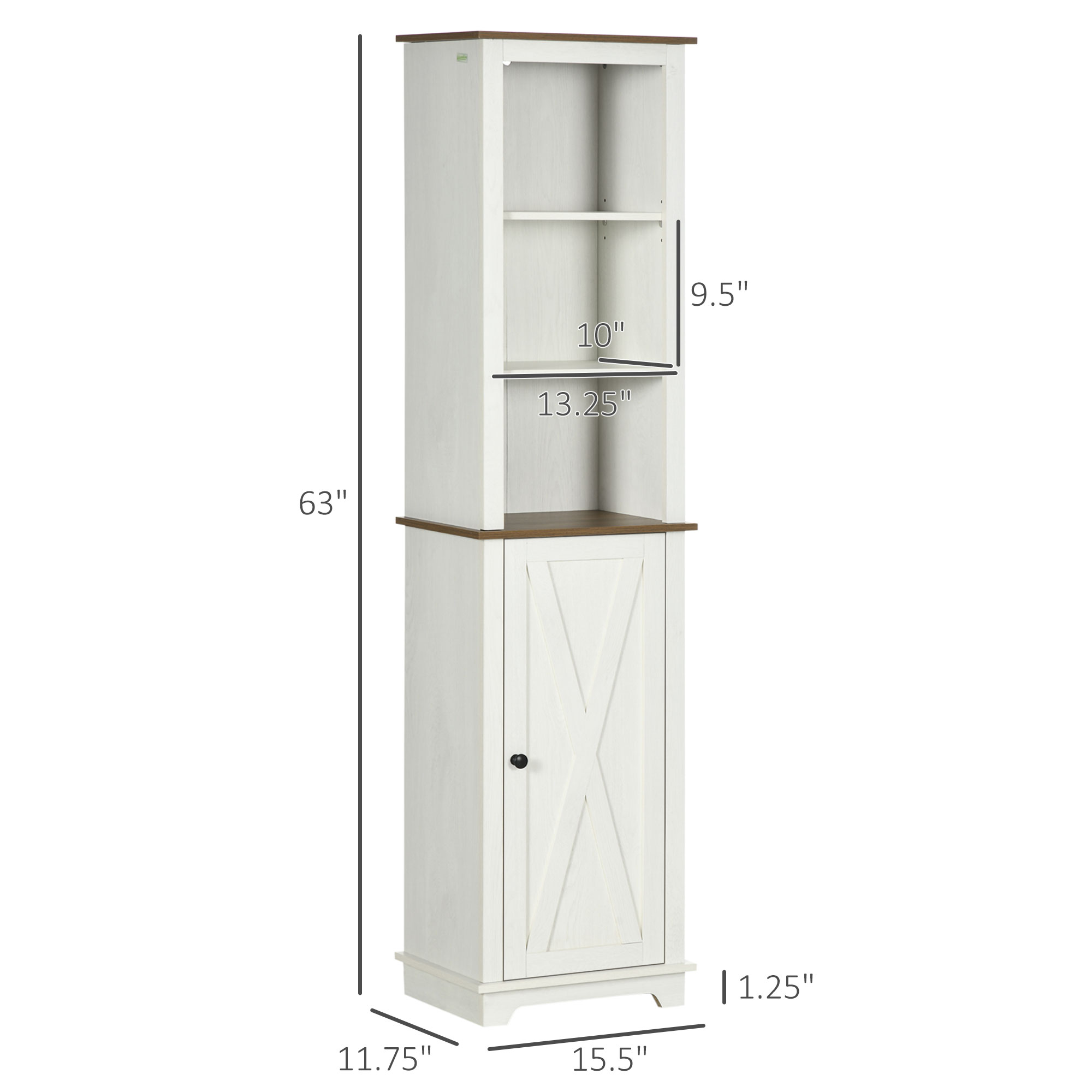 Farmhouse Bathroom Cabinet, Ta - Storage recension och pris