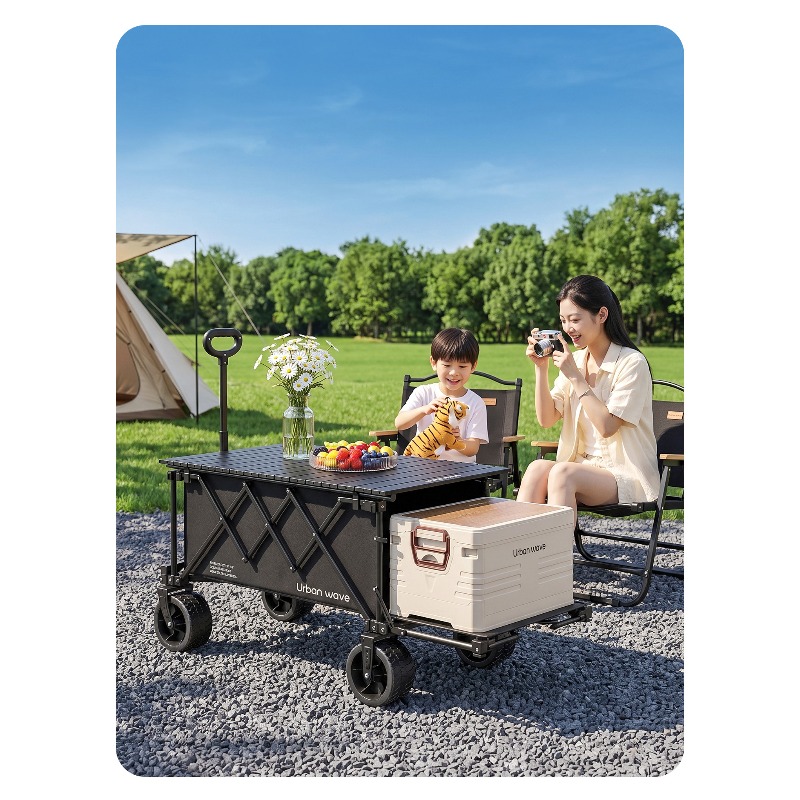 Folding Camping Wagon Cart Out - Outdoor Furniture recension och pris