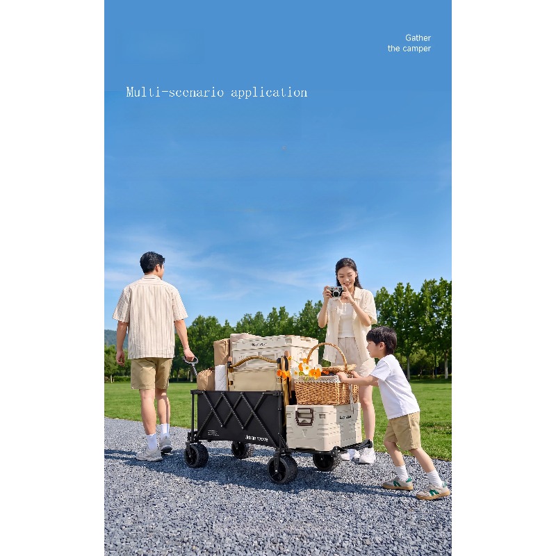 Folding Camping Wagon Cart Out - Outdoor Furniture recension och pris