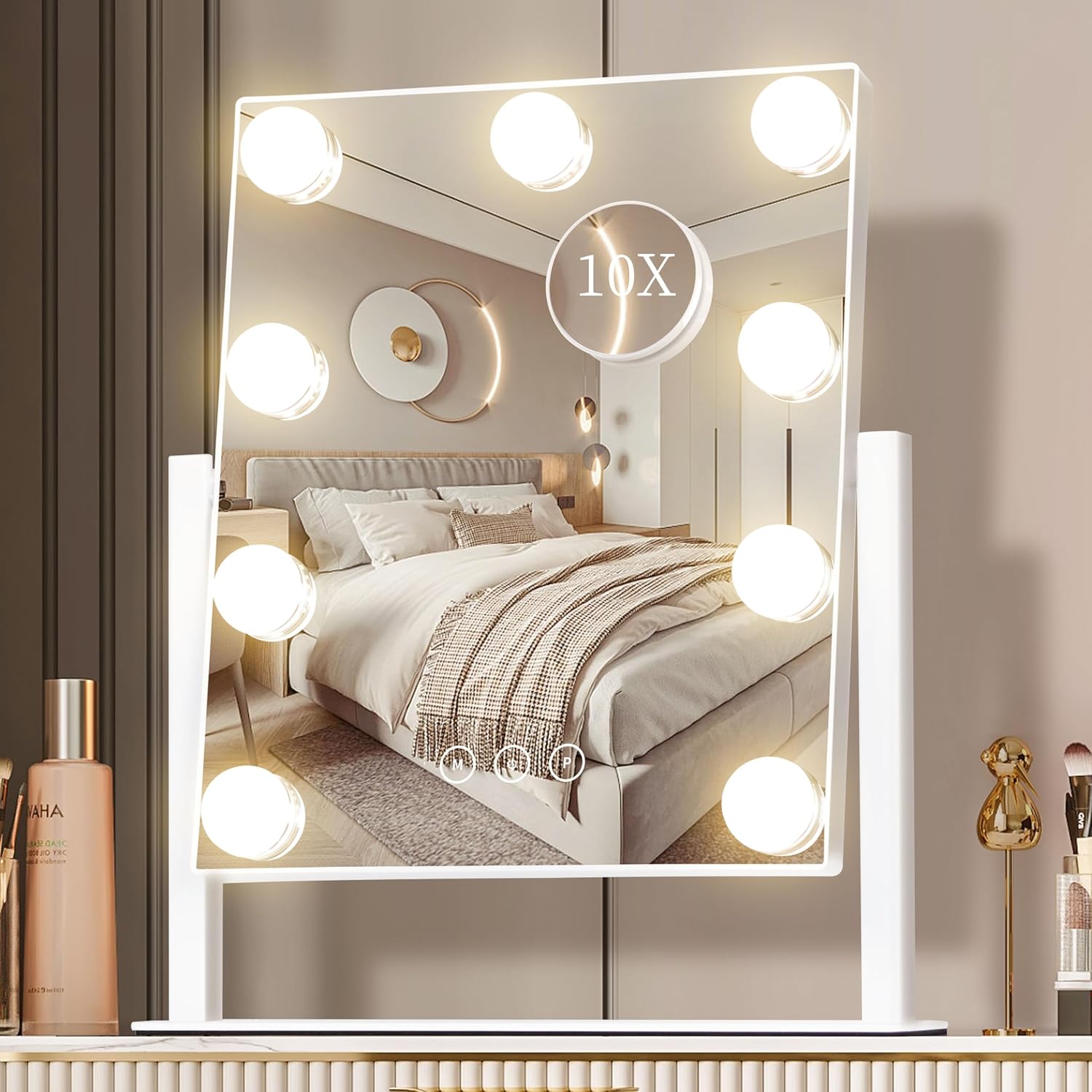 Vanity Mirror Lights Hollywood - Dressing Table Vanity With Lighted Mirror recension och pris