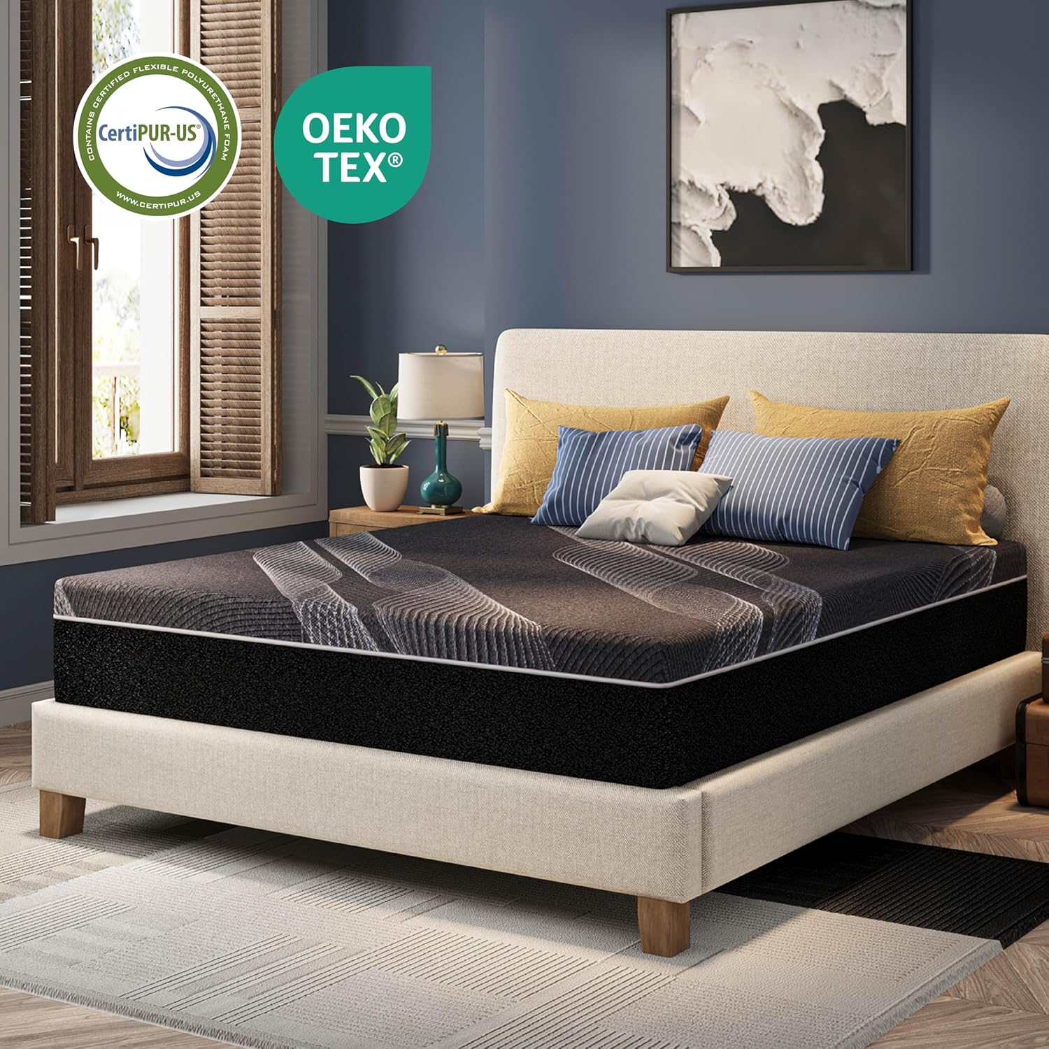 12 Inch Queen Mattress, Bamboo - Memory Foam Mattress In A Box Queen recension och pris