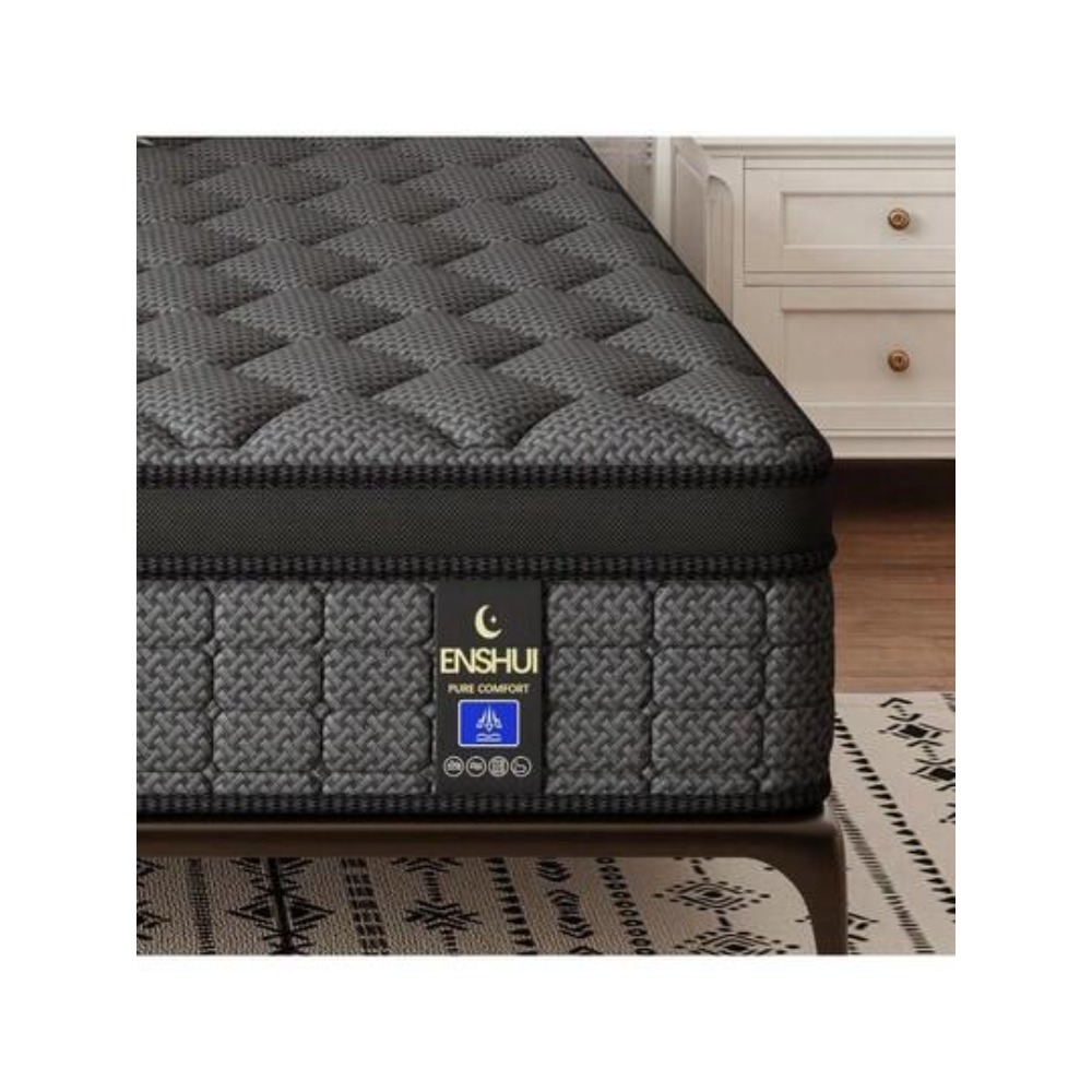 12 Inch Hybrid Mattress Twin F - Memory Foam Mattress In A Box Queen recension och pris