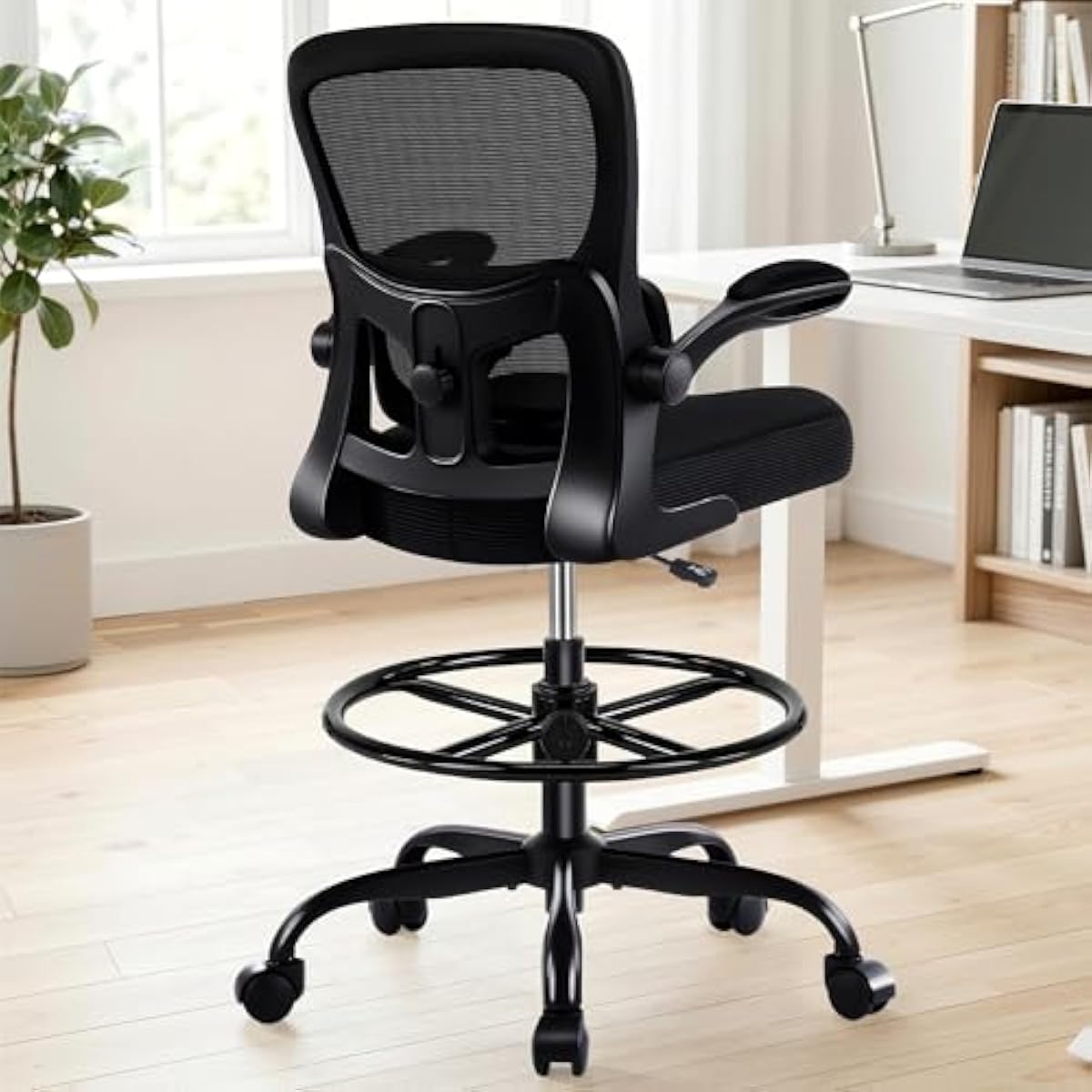 Ergonomic Drafting Chair with  - Chairs recension och pris