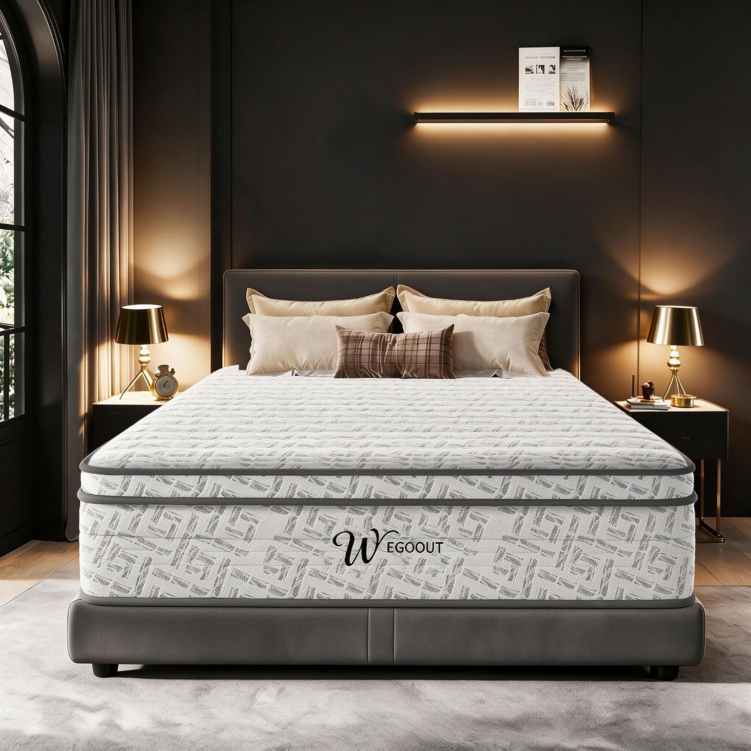 Queen Size Mattress 12 Inch, M - Memory Foam Mattress In A Box Queen recension och pris