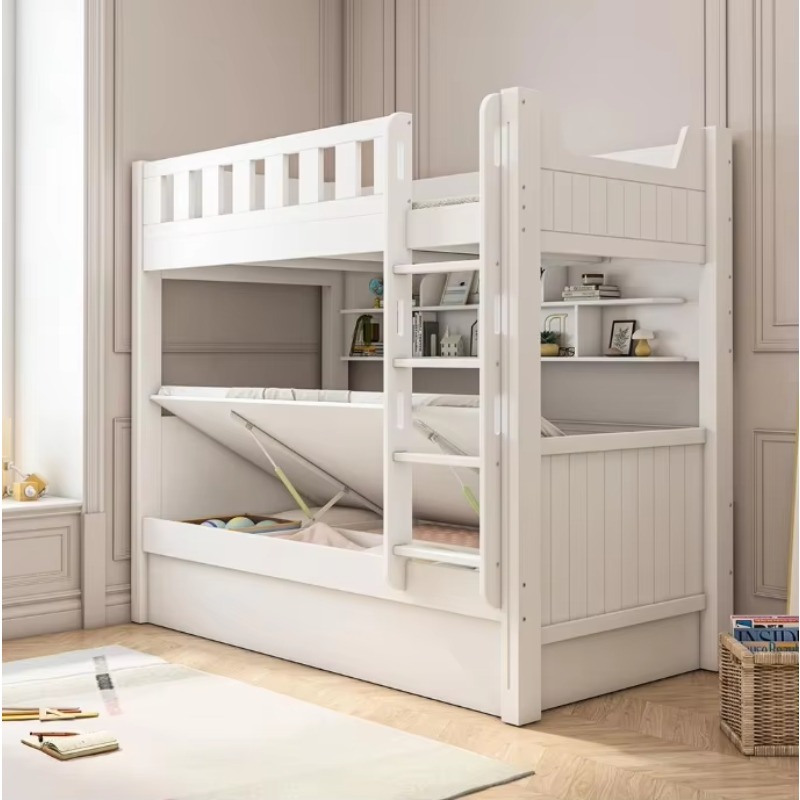 Bedroom Furniture Children Bed - Bunk Bed With Stairs And Slide recension och pris