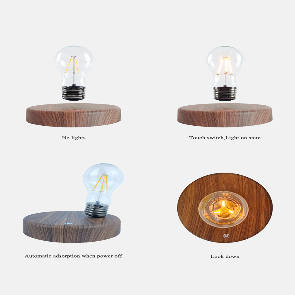 Magnetic Levitation Lamp Creat - Floating Nightstand With Led Light recension och pris