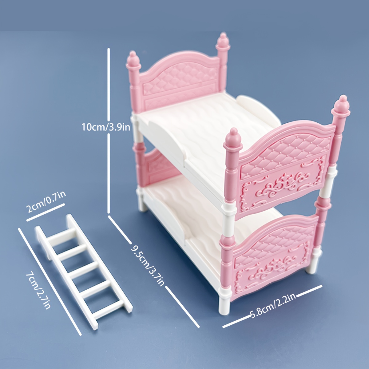 Miniature Dollhouse Double Bed - Bedroom Furniture recension och pris