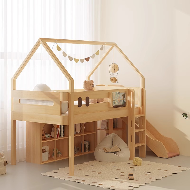 Bunk bed slide single sale chi - Bunk Bed With Stairs And Slide recension och pris