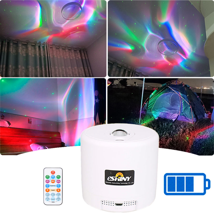 SA204 RGB LED Motive Aurora Pr - Floating Nightstand With Led Light recension och pris